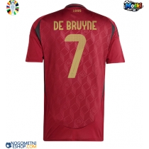 Moški Nogometni dresi Belgija Kevin De Bruyne #7 Domači EP 2024 Kratek Rokav